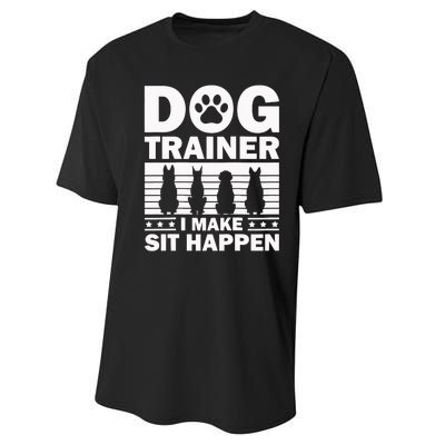 Cool Dog Trainer Dog Training Agility Class Cool Gift Performance Sprint T-Shirt