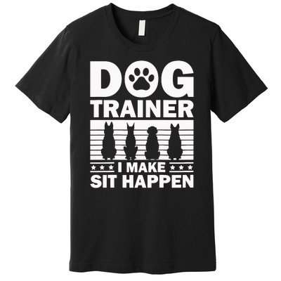 Cool Dog Trainer Dog Training Agility Class Cool Gift Premium T-Shirt