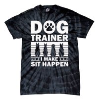 Cool Dog Trainer Dog Training Agility Class Cool Gift Tie-Dye T-Shirt