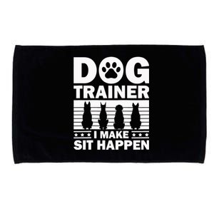 Cool Dog Trainer Dog Training Agility Class Cool Gift Microfiber Hand Towel