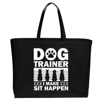 Cool Dog Trainer Dog Training Agility Class Cool Gift Cotton Canvas Jumbo Tote