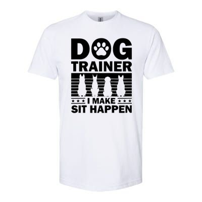 Cool Dog Trainer Dog Training Agility Class Cool Gift Softstyle CVC T-Shirt