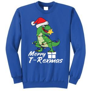 Christmas Dinosaur Tree Rex Merry Trexmas Gift Sweatshirt