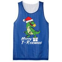 Christmas Dinosaur Tree Rex Merry Trexmas Gift Mesh Reversible Basketball Jersey Tank