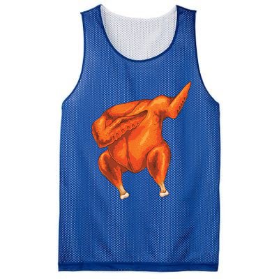 Cool Dabbing Turkey Roast Funny Dab Dinner Thanksgiving Gift Mesh Reversible Basketball Jersey Tank