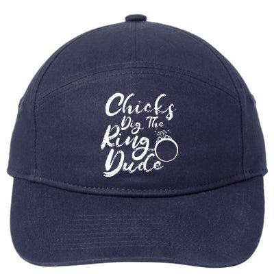 Chicks Dig The Ring Dude 7-Panel Snapback Hat