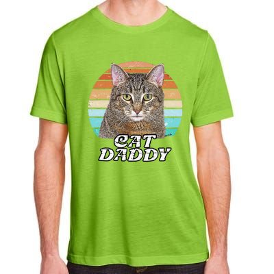 Cat Daddy Tabby Vintage Eighties Style Cat Retro Cute Dog Adult ChromaSoft Performance T-Shirt