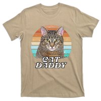 Cat Daddy Tabby Vintage Eighties Style Cat Retro Cute Dog T-Shirt