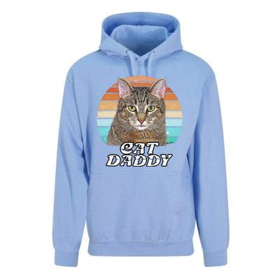 Cat Daddy Tabby Vintage Eighties Style Cat Retro Cute Dog Unisex Surf Hoodie