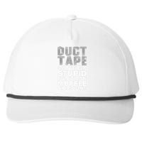 Cool Duct Tape Art For  Wo Handyman Duct Tape Lover Snapback Five-Panel Rope Hat