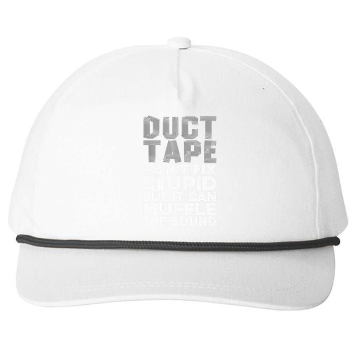 Cool Duct Tape Art For  Wo Handyman Duct Tape Lover Snapback Five-Panel Rope Hat