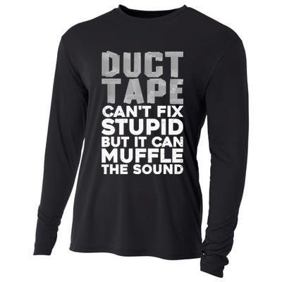 Cool Duct Tape Art For  Wo Handyman Duct Tape Lover Cooling Performance Long Sleeve Crew