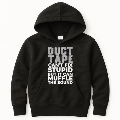 Cool Duct Tape Art For  Wo Handyman Duct Tape Lover Kids Hoodie