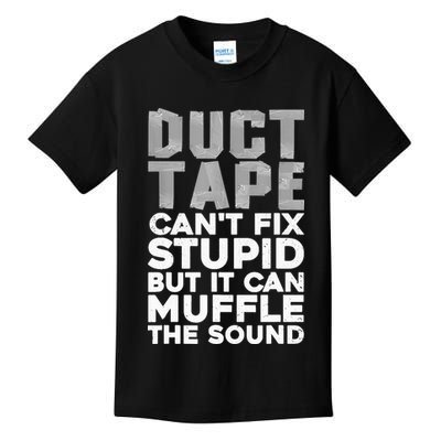 Cool Duct Tape Art For  Wo Handyman Duct Tape Lover Kids T-Shirt