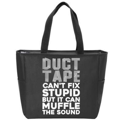 Cool Duct Tape Art For  Wo Handyman Duct Tape Lover Zip Tote Bag