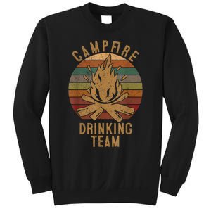 Campfire Drinking Team Camping Lovers Gifts Camper Sweatshirt