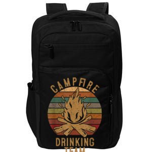 Campfire Drinking Team Camping Lovers Gifts Camper Impact Tech Backpack