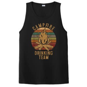 Campfire Drinking Team Camping Lovers Gifts Camper PosiCharge Competitor Tank