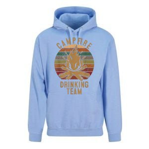 Campfire Drinking Team Camping Lovers Gifts Camper Unisex Surf Hoodie