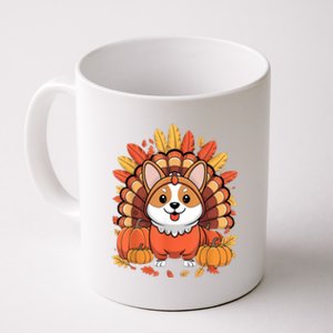 Corgi Dog Turkey Thanksgiving Costume Coffee Mug