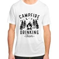 Campfire Drinking Team Happy Camper Camping Lover Adult ChromaSoft Performance T-Shirt