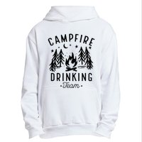 Campfire Drinking Team Happy Camper Camping Lover Urban Pullover Hoodie