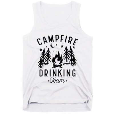 Campfire Drinking Team Happy Camper Camping Lover Tank Top