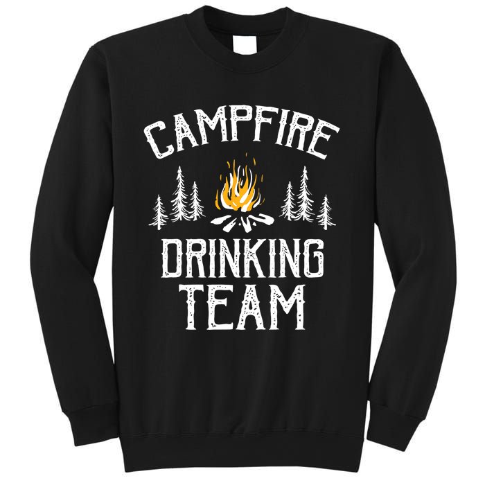 Campfire Drinking Team Camping Lovers Camper Sweatshirt