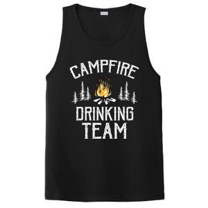 Campfire Drinking Team Camping Lovers Camper PosiCharge Competitor Tank