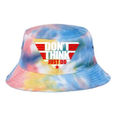 Cool Don't Think Just Do Logo Tie Dye Newport Bucket Hat