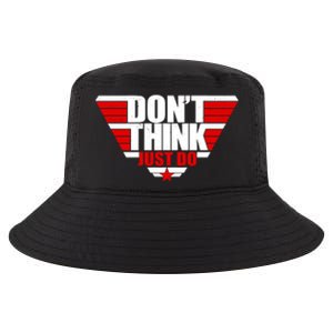 Cool Don't Think Just Do Logo Cool Comfort Performance Bucket Hat