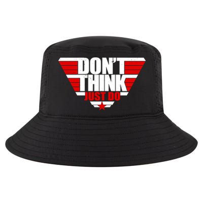 Cool Don't Think Just Do Logo Cool Comfort Performance Bucket Hat