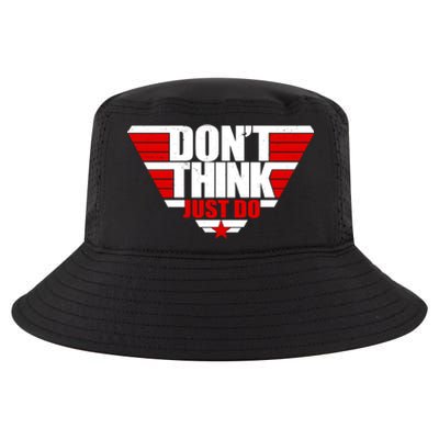 Cool Don't Think Just Do Logo Cool Comfort Performance Bucket Hat