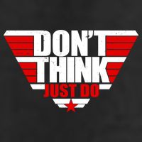 Cool Don't Think Just Do Logo Cool Comfort Performance Bucket Hat