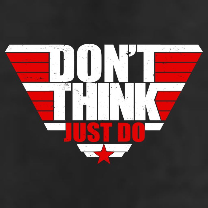 Cool Don't Think Just Do Logo Cool Comfort Performance Bucket Hat