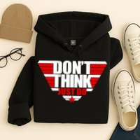 Cool Don't Think Just Do Logo Hoodie