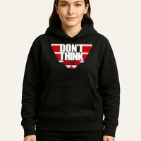 Cool Don't Think Just Do Logo Hoodie