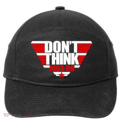 Cool Don't Think Just Do Logo 7-Panel Snapback Hat