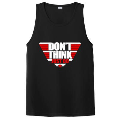 Cool Don't Think Just Do Logo PosiCharge Competitor Tank