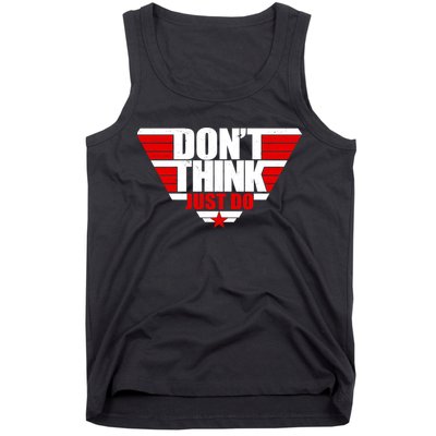 Cool Don't Think Just Do Logo Tank Top