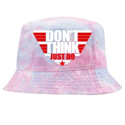 Cool Don't Think Just Do Logo Tie-Dyed Bucket Hat