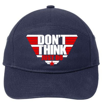 Cool Don't Think Just Do Logo 7-Panel Snapback Hat