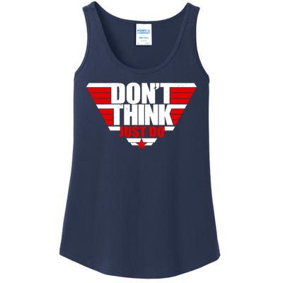 Cool Don't Think Just Do Logo Ladies Essential Tank