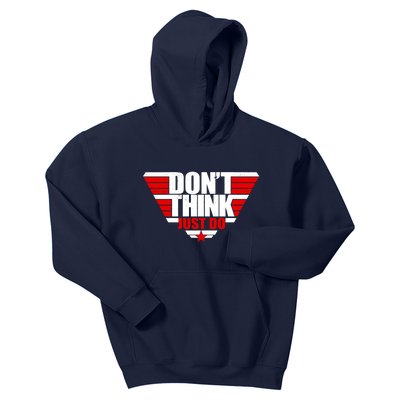 Cool Don't Think Just Do Logo Kids Hoodie