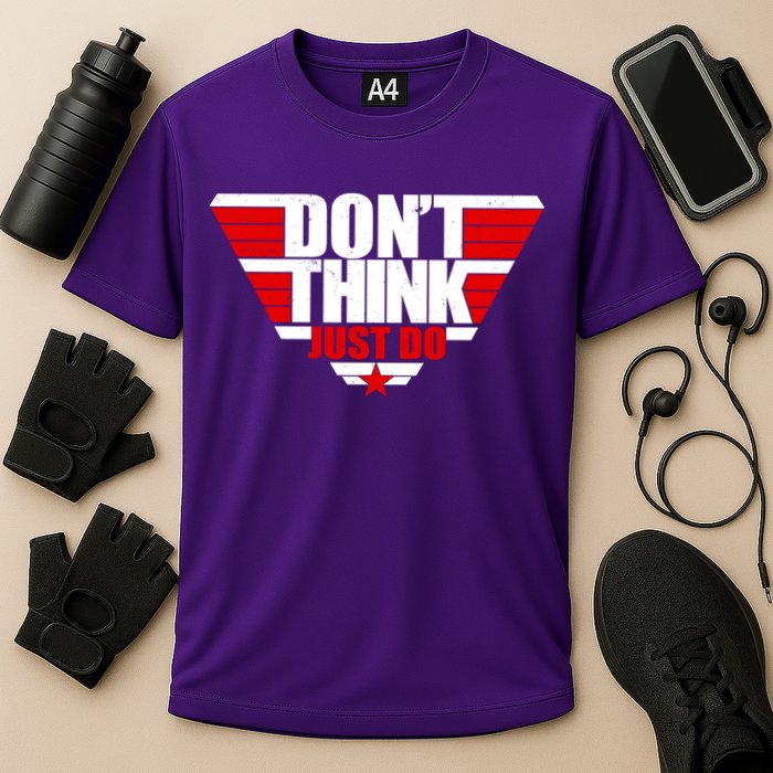 Cool Don't Think Just Do Logo Performance Shirt