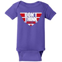 Cool Don't Think Just Do Logo Baby Bodysuit