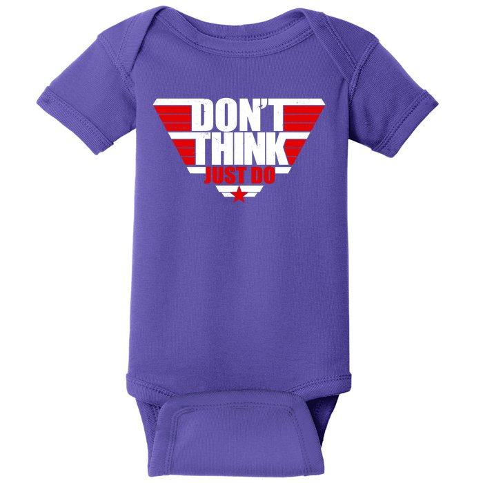 Cool Don't Think Just Do Logo Baby Bodysuit