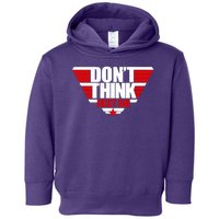 Cool Don't Think Just Do Logo Toddler Hoodie