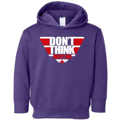 Cool Don't Think Just Do Logo Toddler Hoodie