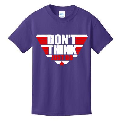 Cool Don't Think Just Do Logo Kids T-Shirt
